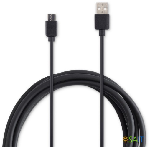 Кабель Buro BU-USB-AC-1.5M-3A USB (m)-USB Type-C (m) 1.5м черный