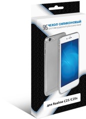 Чехол (клип-кейс) DF для Realme C25/C25s rmCase-07 прозрачный