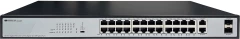 Коммутатор Origo OS2228P/370W OS2228P/370W/B1A 28x1Гбит/с 2xКомбо(1000BASE-T/SFP) 2SFP 24PoE+ 370W неуправляемый