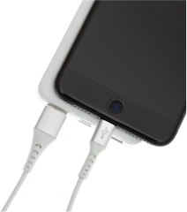 Кабель Cactus CS-LG.USB.A-1 USB (m)-Lightning (m) 1м белый блистер