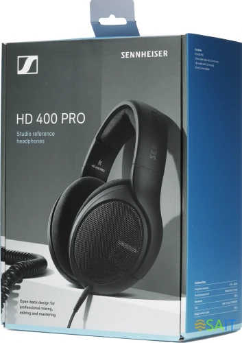 Наушники мониторные Sennheiser HD 400 PRO 3м черный проводные оголовье (700047)