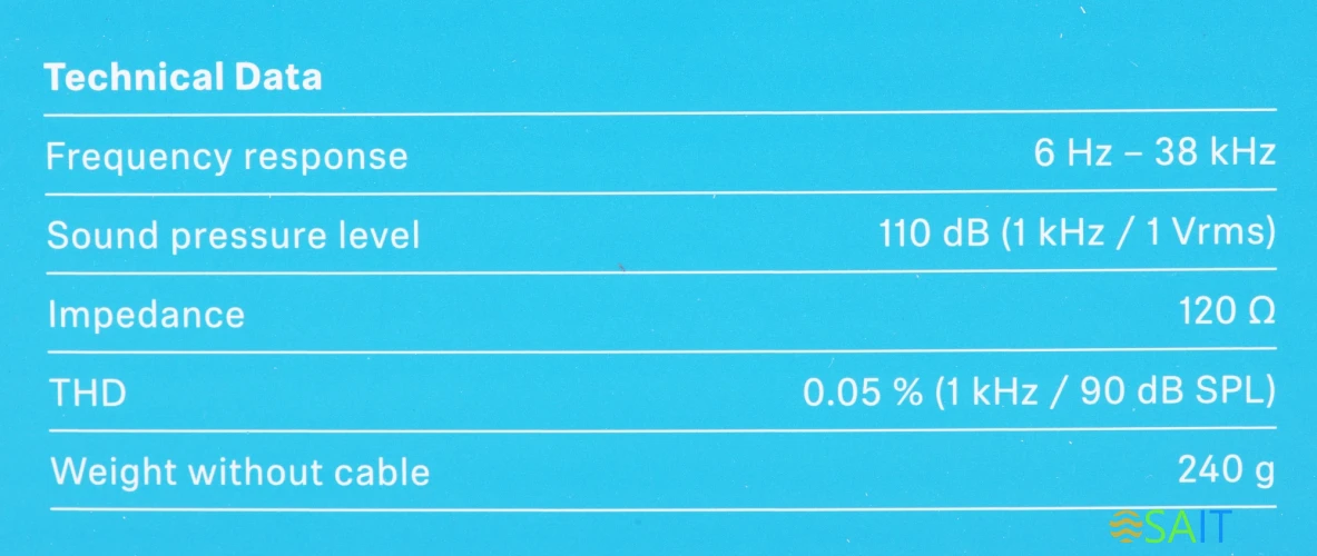 Наушники мониторные Sennheiser HD 400 PRO 3м черный проводные оголовье (700047)