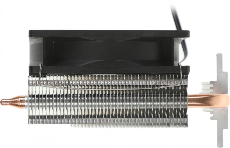 Устройство охлаждения(кулер) Deepcool Ice Blade 100 PWM Soc-AM5/AM4/1200/1700/1851 черный/синий 4-pin 15-29dB Al+Cu 100W 309gr Ret (DP-MCH1D8-IB100PWM)