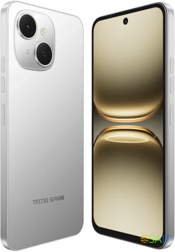 Смартфон Tecno Spark 40C 128Gb 8Gb серый моноблок 3G 4G 2Sim 6.67" 720x1600 Android 15 13Mpix 802.11 a/b/g/n/ac/ax GPS GSM900/1800 Protect FM microSD max1024Gb