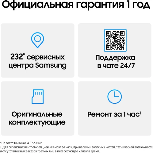 Смартфон Samsung SM-A165F Galaxy A16 128Gb 4Gb серебристый моноблок 3G 4G 2Sim 6.7" 1080x2340 Android 14 50Mpix 802.11 a/b/g/n/ac NFC GPS GSM900/1800 GSM1900 A-GPS microSD max1024Gb
