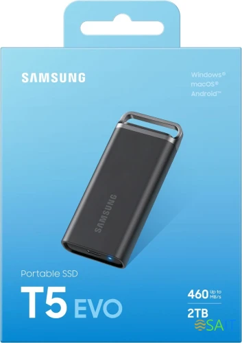 Накопитель SSD Samsung USB-C 2TB MU-PH2T0S/WW T5 Evo 2.5" черный