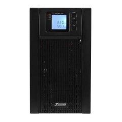 ИБП POWERMAN Online 2000, LCD, двойного преобразования, 2000ВА, 1800Вт, 3 евророзетки с резервным питанием, USB, RS232, слот SNMP, разъем EPO, батарея 12В 9Ач 4 шт., 191 х 460 х 337 мм., 20 кг. Powerman Online 2000