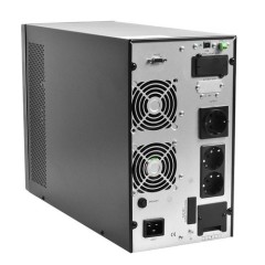 ИБП POWERMAN Online 2000, LCD, двойного преобразования, 2000ВА, 1800Вт, 3 евророзетки с резервным питанием, USB, RS232, слот SNMP, разъем EPO, батарея 12В 9Ач 4 шт., 191 х 460 х 337 мм., 20 кг. Powerman Online 2000