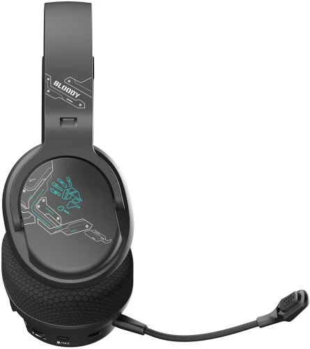 Наушники с микрофоном A4Tech Bloody GR370 черный мониторные BT/Radio/3.5mm оголовье (GR370)