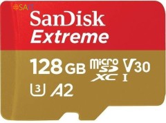 Флеш карта microSDXC 128GB Sandisk SDSQXAA-128G-GN6MN Extreme w/o adapter