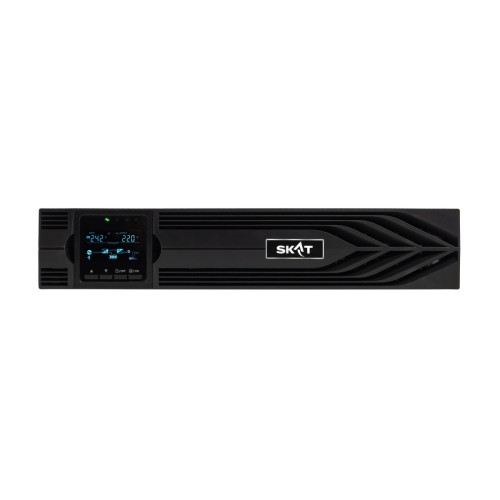 8760 SKAT-UPS 1000-RACK-ON-2X9 P3 ИБП 1000ВА/1000 Вт, 2U, On-Line, синус, встр. АКБ 24В (2x9Ач), 2хSchuko, USB, RS232, RS485, параллельный порт, слот для карт (SNMP, реле), EPO, ШхГхВ 440х330х88, масса 14.2 кг БАСТИОН SKAT-UPS 1000-RACK-ON-2X9 P3