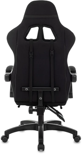 Кресло игровое Zombie Weaver черный с подголов. крестов. пластик подст.для ног пластик черный