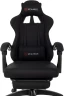 Кресло игровое Zombie Weaver черный с подголов. крестов. пластик подст.для ног пластик черный