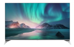 Телевизор QLED Hyundai 50" H-LED50QBU7500 Android TV Frameless черный/серебристый 4K Ultra HD 60Hz DVB-T DVB-T2 DVB-C DVB-S DVB-S2 USB WiFi Smart TV