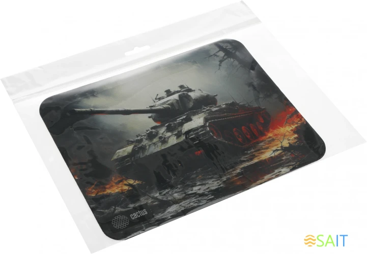 Коврик для мыши Cactus Tank рисунок 250x200x3мм (CS-MP-D04S)