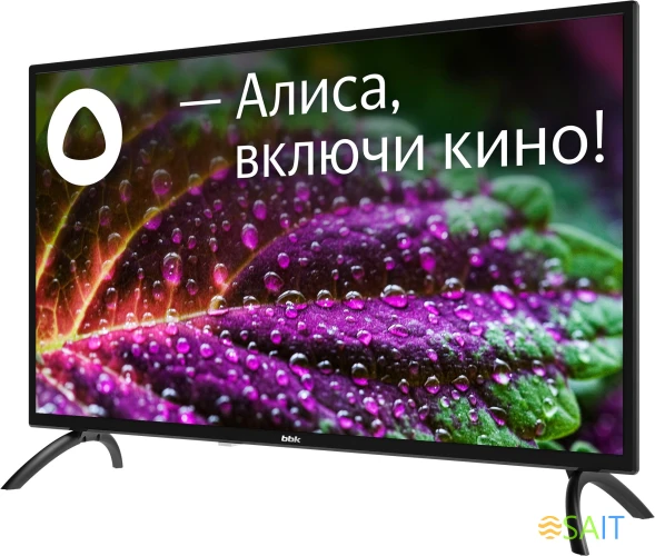 Телевизор LED BBK 32" 32LEX-7259/TS2C (B) Яндекс.ТВ черный HD 60Hz DVB-T2 DVB-C DVB-S2 USB WiFi Smart TV (RUS)
