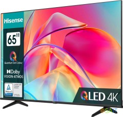 Телевизор QLED Hisense 65" 65E7KQ черный 4K Ultra HD 60Hz DVB-T DVB-T2 DVB-C DVB-S DVB-S2 USB 2.0 - 2шт. WiFi Smart TV