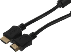 Кабель аудио-видео Premier 5-813 5.0 HDMI (m)/HDMI (m) 5м. феррит.кольца позолоч.конт. черный