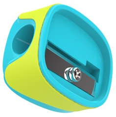 Точилка для карандашей ручная Deli ER00903 U-touch 1 отверстие пластик/резина ассорти туба