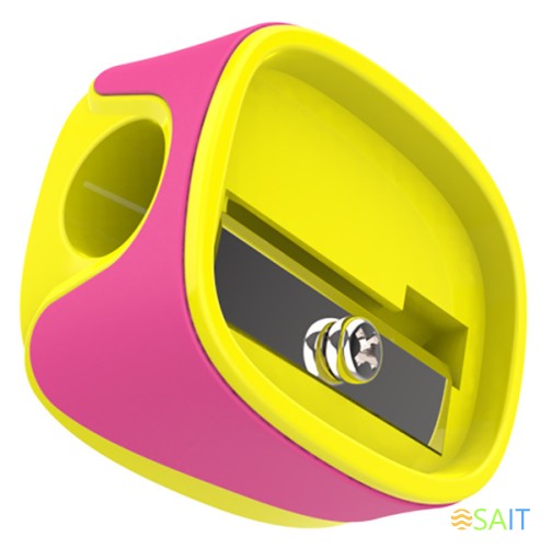 Точилка для карандашей ручная Deli ER00903 U-touch 1 отверстие пластик/резина ассорти туба