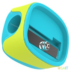 Точилка для карандашей ручная Deli ER00903 U-touch 1 отверстие пластик/резина ассорти туба