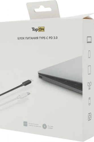 Адаптер TopON TOP-AS100Q автоматический 100W 5V-20V 5A от бытовой электросети