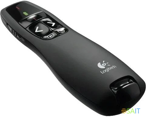 Презентер Logitech R400 Radio USB (15м) черный