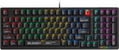 Клавиатура A4Tech Bloody S98 механическая черный USB for gamer LED (S98 BLACK)