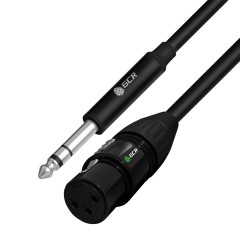 Кабель микрофонный jack 6,35mm / XLR GCR GCR-53439