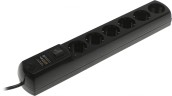 Сетевой фильтр Most HPw 2м (6 розеток) черный (коробка)