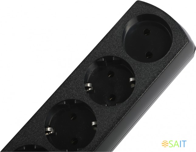 Сетевой фильтр Most HPw 2м (6 розеток) черный (коробка)