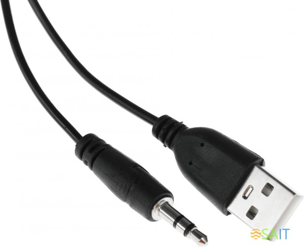 Колонки Sven 130 2.0 черный 6Вт портативные