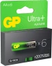 Батарея GP Ultra Plus Alkaline 15AUPA21-2CRB6 AA (6шт) блистер