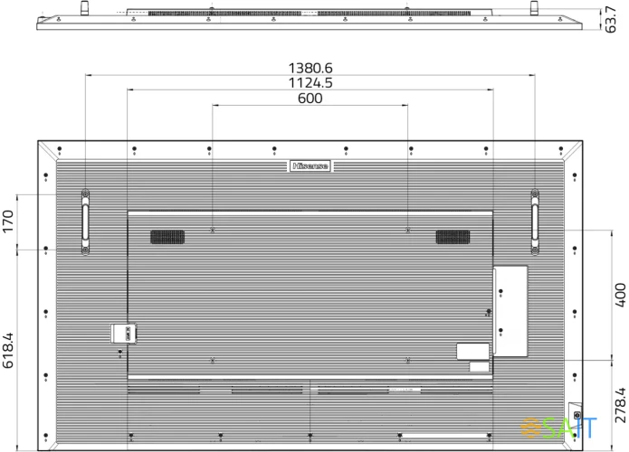 Панель Hisense 75" 75DM66D черный D-LED DID LED 8ms 16:9 HDMI M/M матовая 1200:1 500cd 178гр/178гр 3840x2160 DP 4K USB 29кг