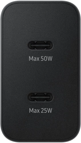 Сетевое зар./устр. Samsung EP-T5020 50W 3A (PD) 2xUSB type-C для Samsung черный (EP-T5020XBEGEU)