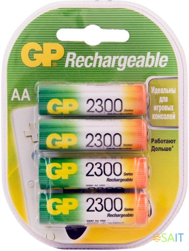 Аккумулятор GP 230AAHC AA NiMH 2300mAh (4шт)