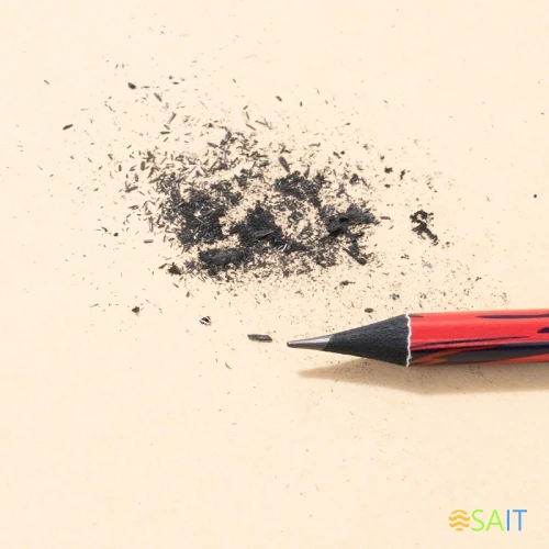 Карандаш ч/г Deli EC044-HB 2.2мм HB кругл. липа ассорти Graffiti texture ластик