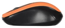 Мышь Оклик 675MW черный/оранжевый оптическая 1200dpi беспров. USB для ноутбука 3but (1025920)