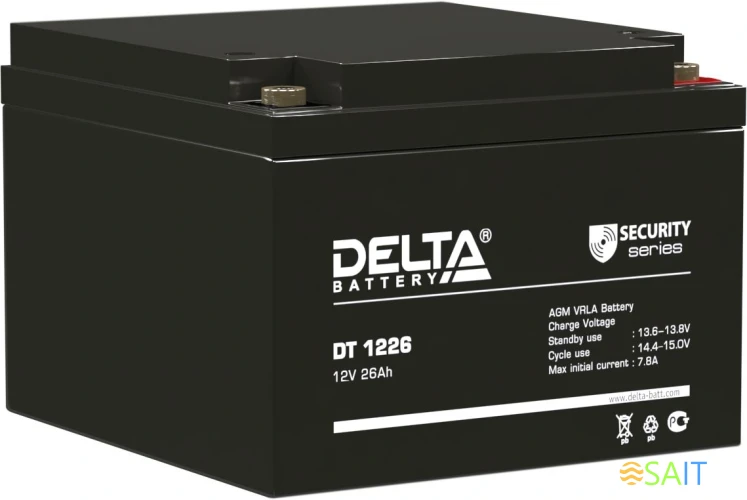 Батарея для ИБП Delta DT 1226 12В 26Ач