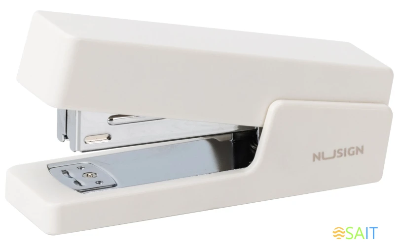 Степлер Deli ENS084 WHITE Nusign 24/6 26/6 (20листов) белый 100скоб коробка