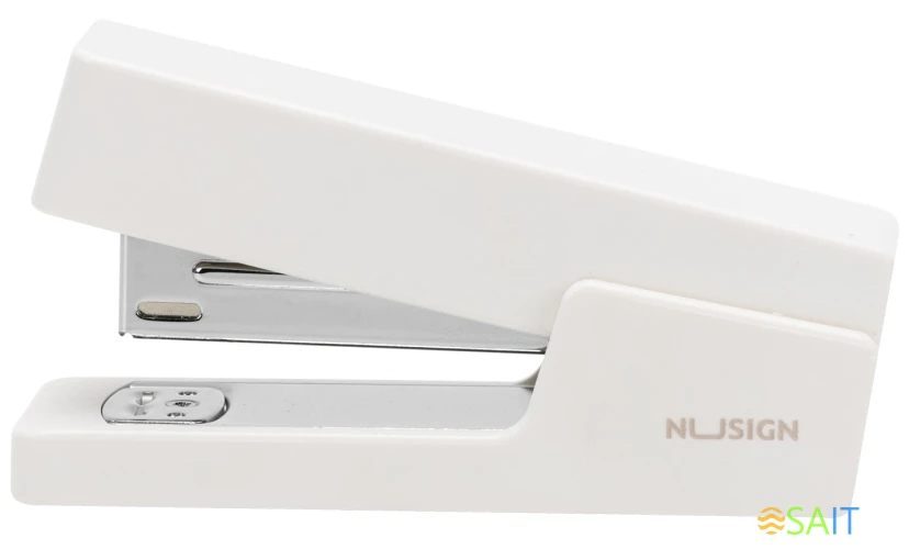 Степлер Deli ENS084 WHITE Nusign 24/6 26/6 (20листов) белый 100скоб коробка