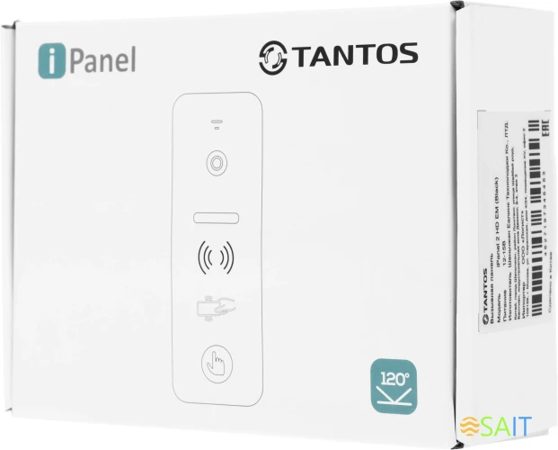 Видеопанель Tantos iPanel 2 WG EM HD цветной сигнал цвет панели: черный