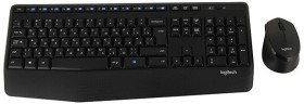 Клавиатура + мышь Logitech MK345 клав:черный мышь:черный USB беспроводная Multimedia (920-008534)