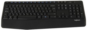 Клавиатура + мышь Logitech MK345 клав:черный мышь:черный USB беспроводная Multimedia (920-008534)
