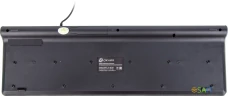 Клавиатура Оклик 490ML черный USB slim Multimedia LED