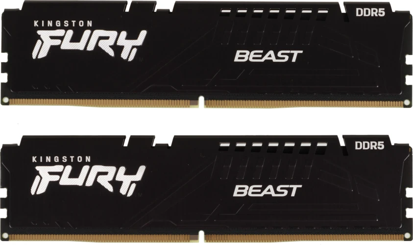 Память DDR5 2x16GB 5600MHz Kingston KF556C40BBK2-32 Fury Beast RTL Gaming PC5-44800 CL40 DIMM 288-pin 1.25В single rank с радиатором Ret