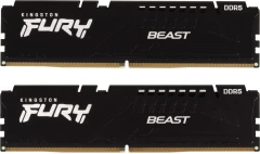 Память DDR5 2x16GB 5600MHz Kingston KF556C40BBK2-32 Fury Beast RTL Gaming PC5-44800 CL40 DIMM 288-pin 1.25В single rank с радиатором Ret