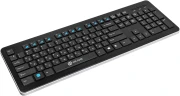 Клавиатура Оклик 870S черный USB беспроводная slim Multimedia