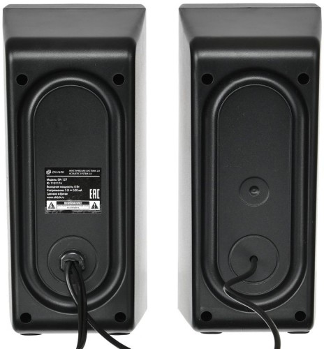 Колонки Оклик OK-127 2.0 черный 6Вт