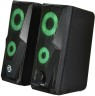 Колонки Оклик OK-127 2.0 черный 6Вт